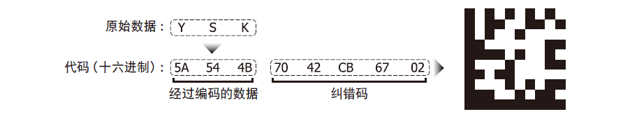 数据和纠错码排列