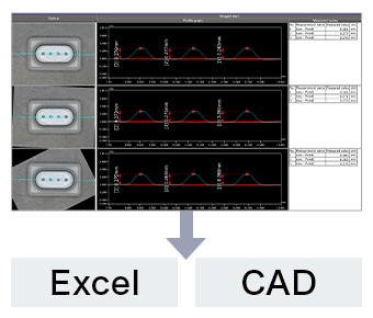 优点2：可进行Excel数据输出/CAD输出